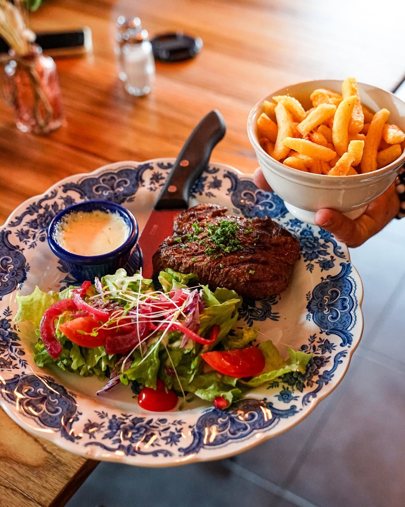 Filet de bœuf servi au restaurant L’Authentic à Hazebrouck